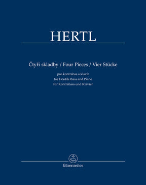 Hertl Four Pieces for Double Bass and Piano