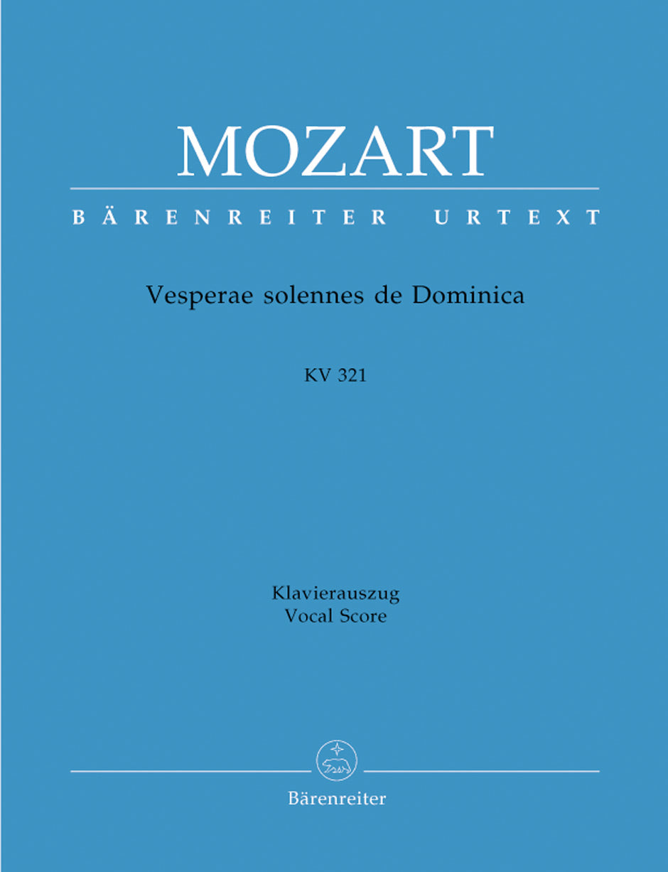 Mozart Vesperae solennes de Dominica K. 321