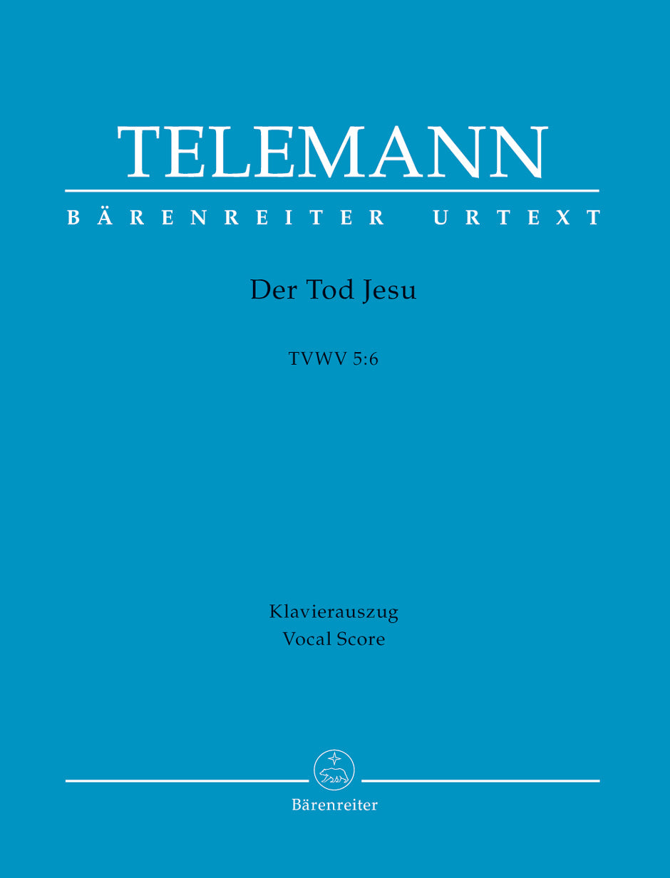 Telemann Der Tod Jesu TVWV 5:6 -Oratorio-