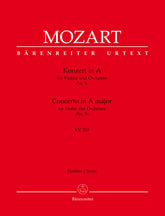 Mozart Concerto for Violin and Orchestra Nr. 5 A major K. 219 (Violin concerto)