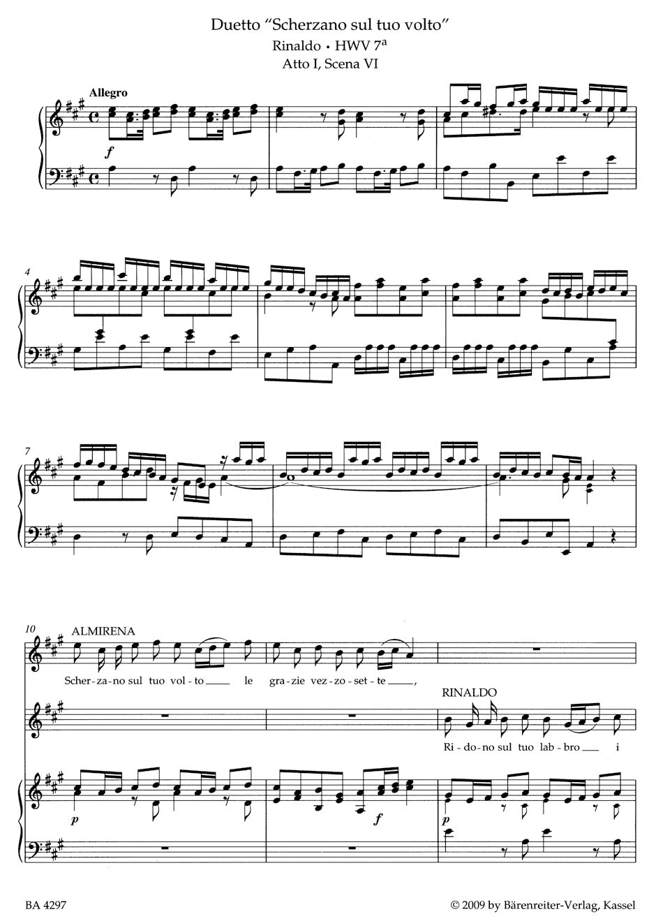 Handel Duets, Trios and Ensemble Scenes from Handel's Operas