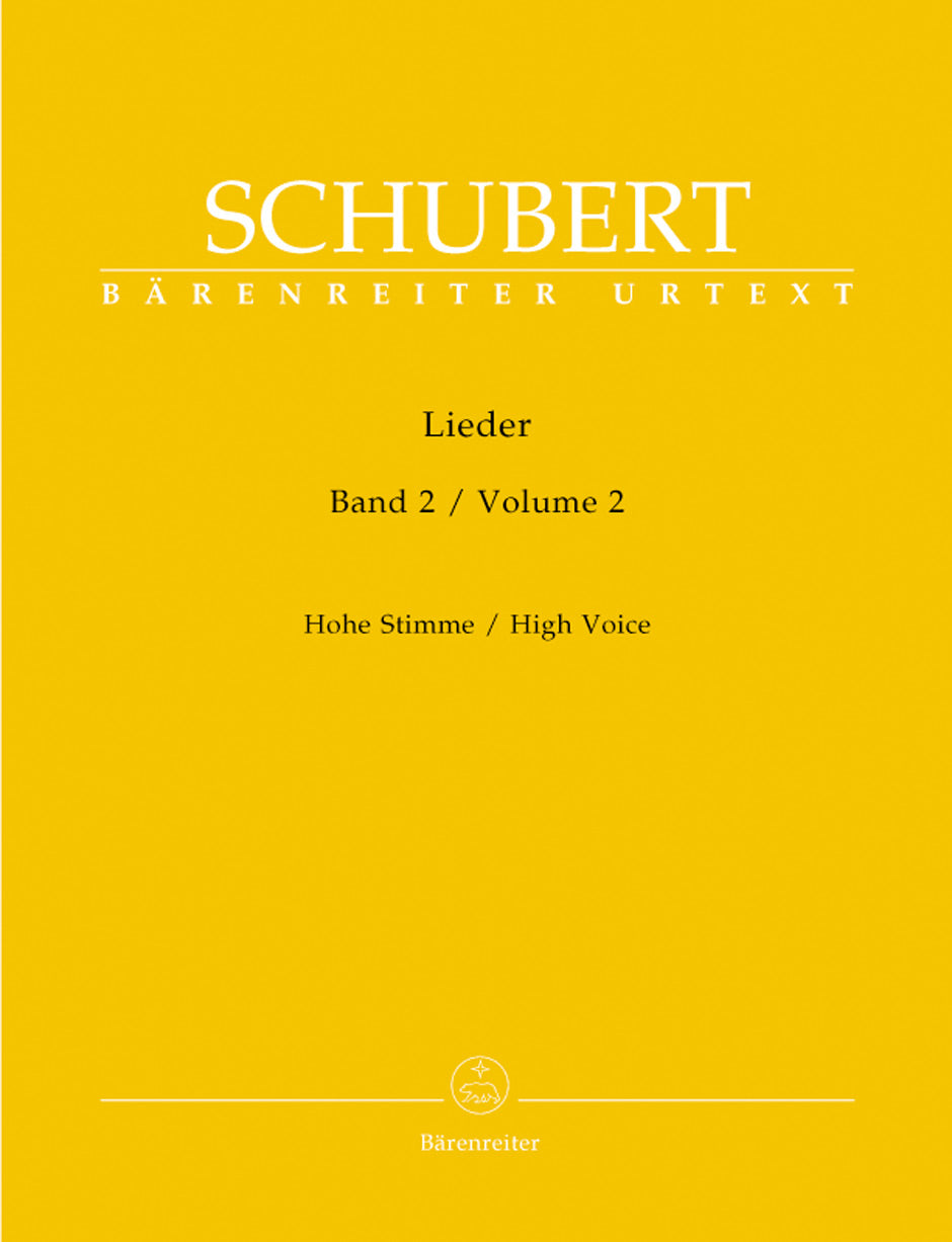 Schubert Lieder, Volume 2 (High voice)