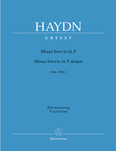 Haydn Missa brevis F major Hob. XXII:1 (Frühe Streicherfassung und spätere Fassung mit Wind Instrumentsn und Pauken)