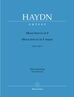 Haydn Missa brevis F major Hob. XXII:1 (Frühe Streicherfassung und spätere Fassung mit Wind Instrumentsn und Pauken)