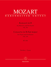 Mozart Piano Concerto No. 18 B-flat major K. 456 Full Score