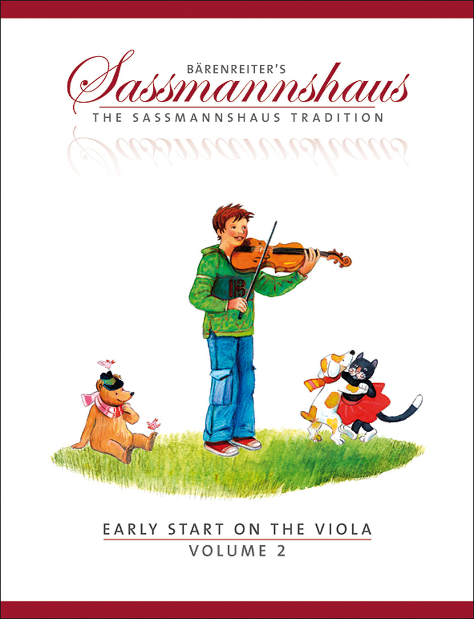 Sassmannshaus Early Start on the Viola, Volume 2 -A viola method for children-
