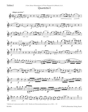 Beethoven String Quartets Opus 18