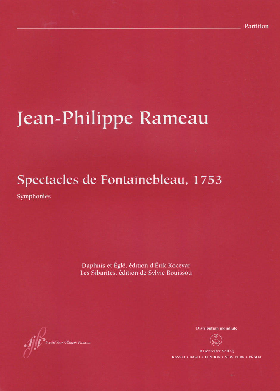 Rameau Spectacles de Fontainebleau (1753)