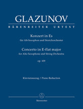 Glazunov Concerto for Alto Saxophone und String Orchestra in E-flat major op. 109