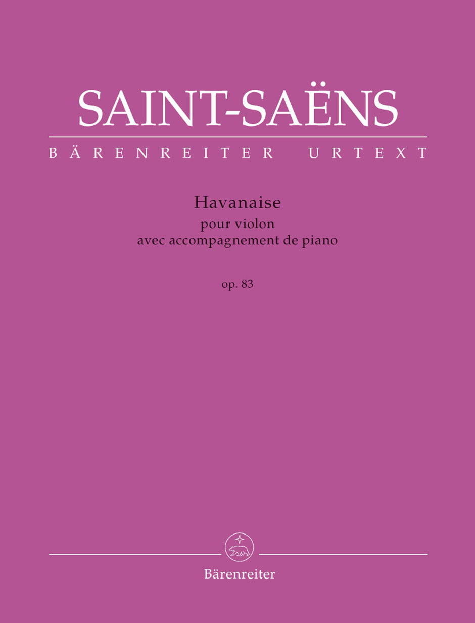 Saint-Saens Havanaise for Violin and Piano op. 83
