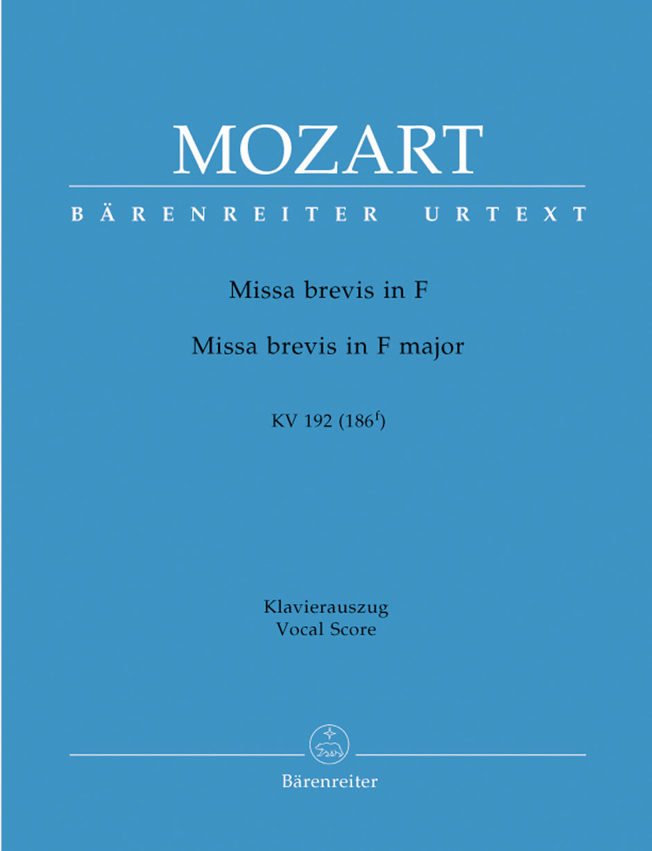 Mozart Missa brevis F major K. 192 (186f)