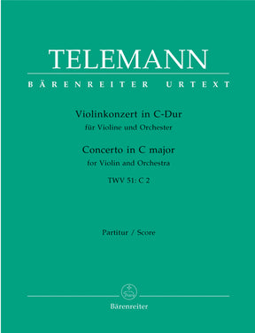 Telemann Concerto for Violin and Orchestra C major TWV 51:C2