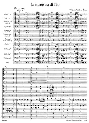 Mozart La clemenza di Tito KV 621 -Ouverture-