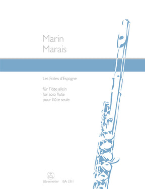 Marais Les Folies d'Espagne for solo flute