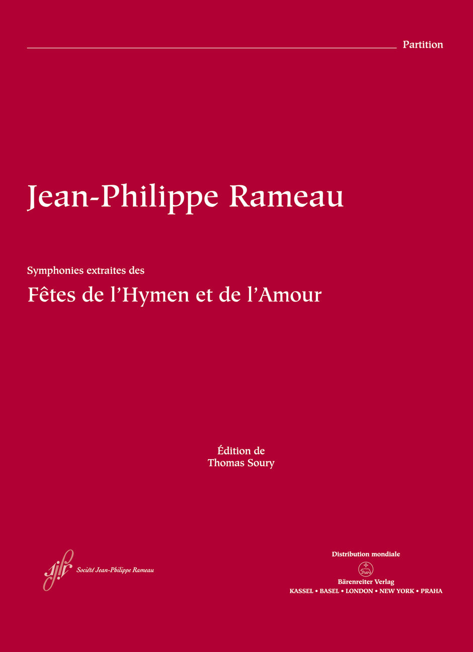 Rameau Les Fêtes de l'Hymen et de l'Amour RCT 38