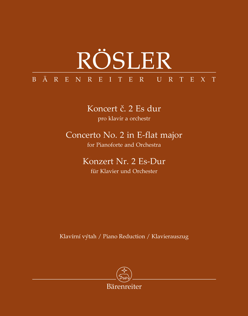 Rosler Konzert für Klavier und Orchester Nr. 2 Es-Dur