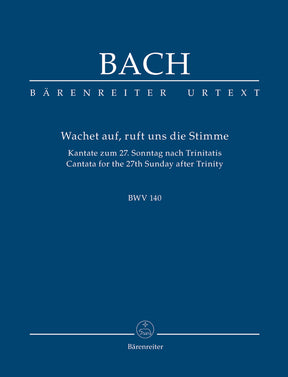 Bach Wake ye maids! hark, strikes the hour BWV 140 -Cantata for the 27th Sunday after Trinity- Study Score