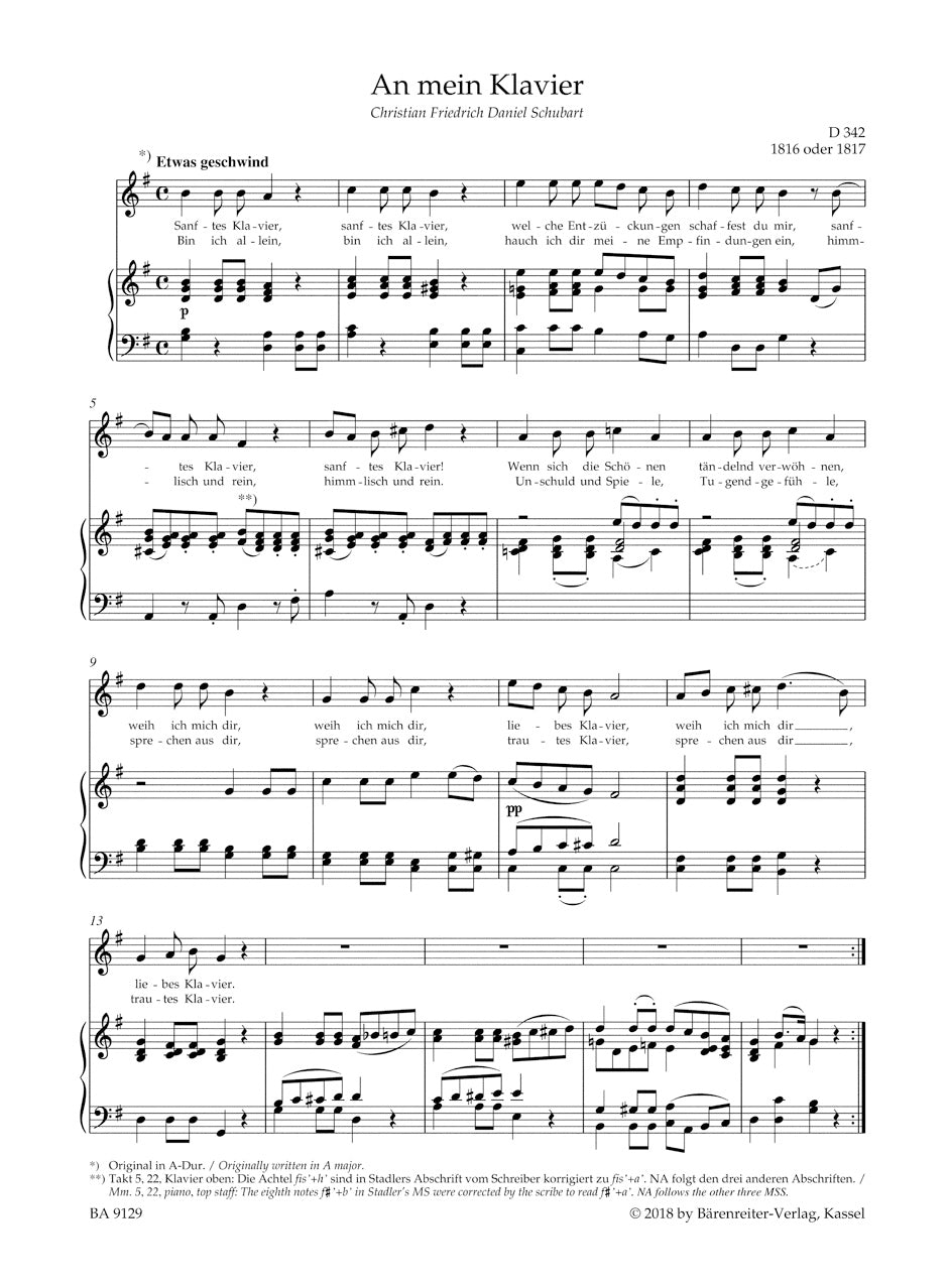 Schubert Lieder, Band 9 (Middle Voice)