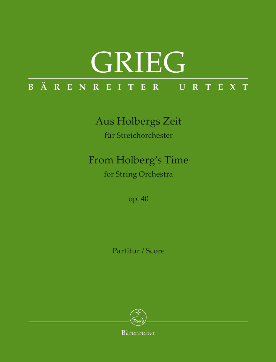 Grieg: From Holbergs Time for String Orchestra op. 40