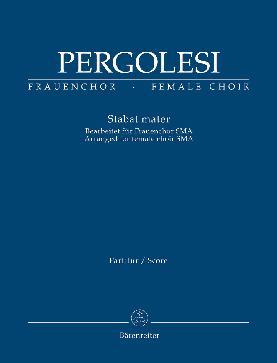 Pergolesi Stabat mater (Arranged for female choir (SMA))