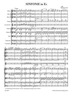 Haydn Symphony Nr. 91 E-flat major Hob. I:91