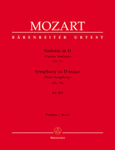 Symphony Nr. 31 D major K. 297 (300a) "Paris Symphony" Full Score