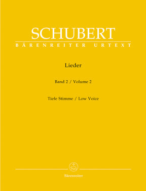 Schubert Lieder, Volume 2 (Low voice)