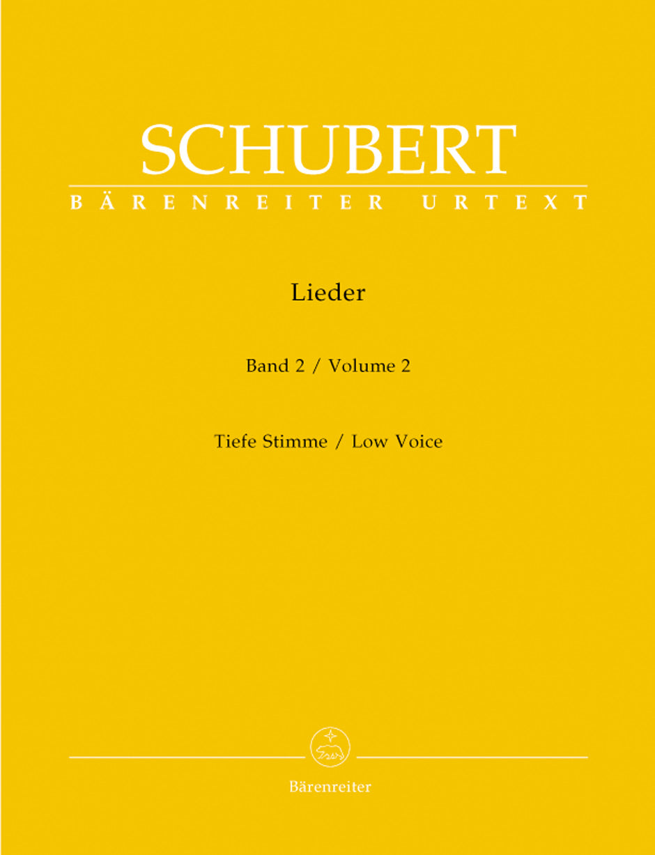 Schubert Lieder, Volume 2 (Low voice)