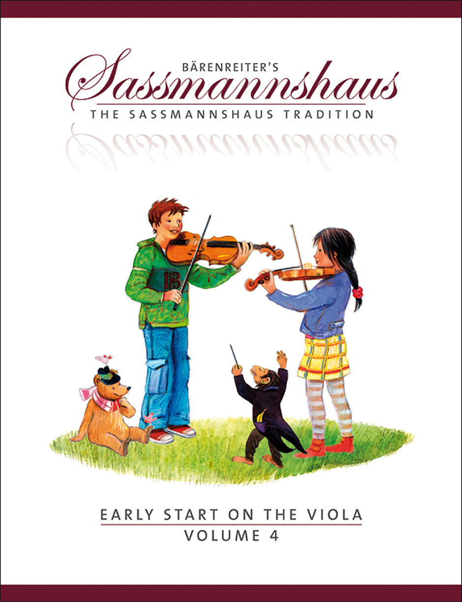 Sassmannshaus Early Start on the Viola, Volume 4 -A viola method for children-
