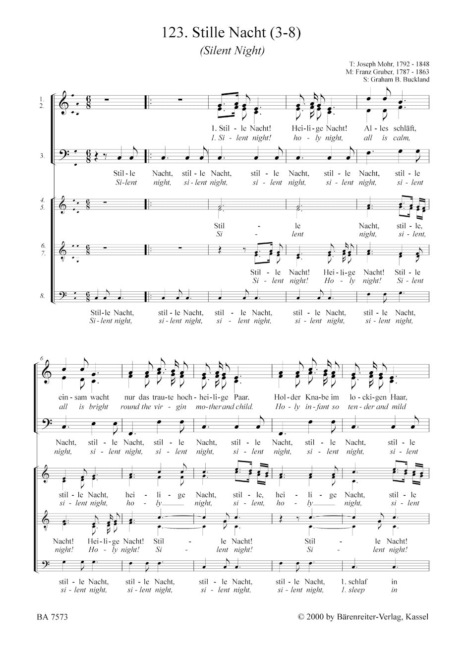 Christmas a cappella -Christmas carols for Mixed voices- O/P