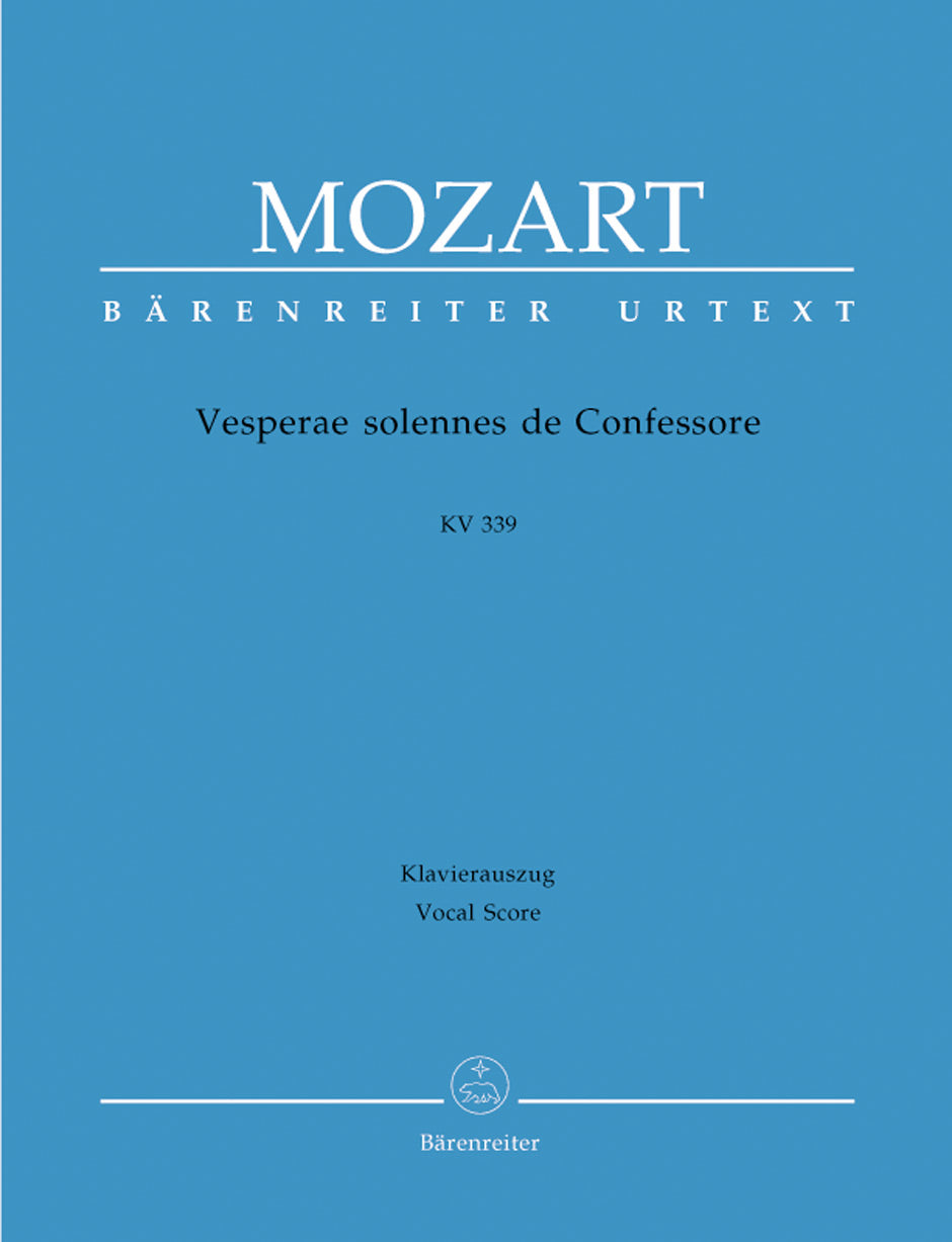 Mozart Vesperae solennes de Confessore K. 339