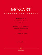 Mozart Concerto for Piano and Orchestra Nr. 5 D major K. 175, K. 382 Rondo