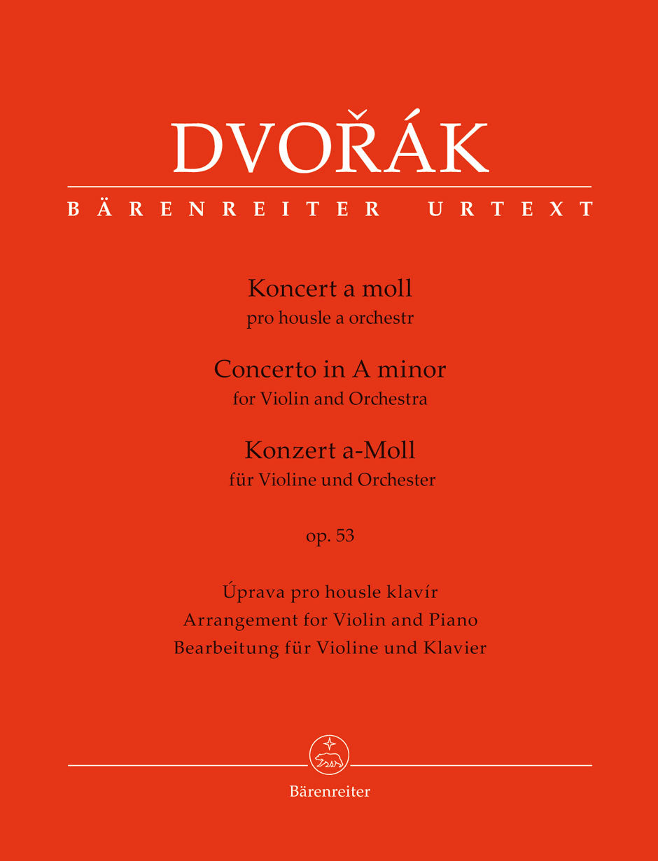 Dvorak Concerto for Violin and Orchestra A minor op. 53