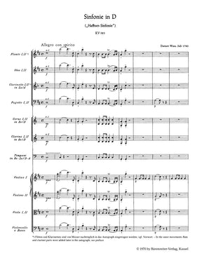 Mozart Symphony Nr. 35 D major K. 385 "Haffner Symphony"