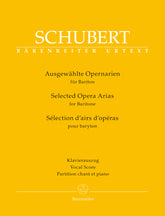 Schubert Selected Opera Arias for Baritone