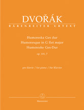 Dvorak Humoresque G-flat major op. 101 No. 7