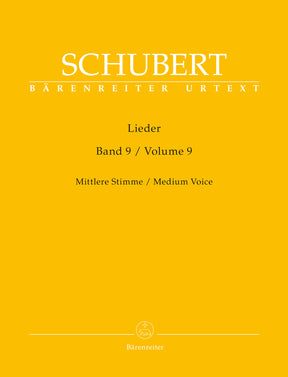 Schubert Lieder, Band 9 (Middle Voice)