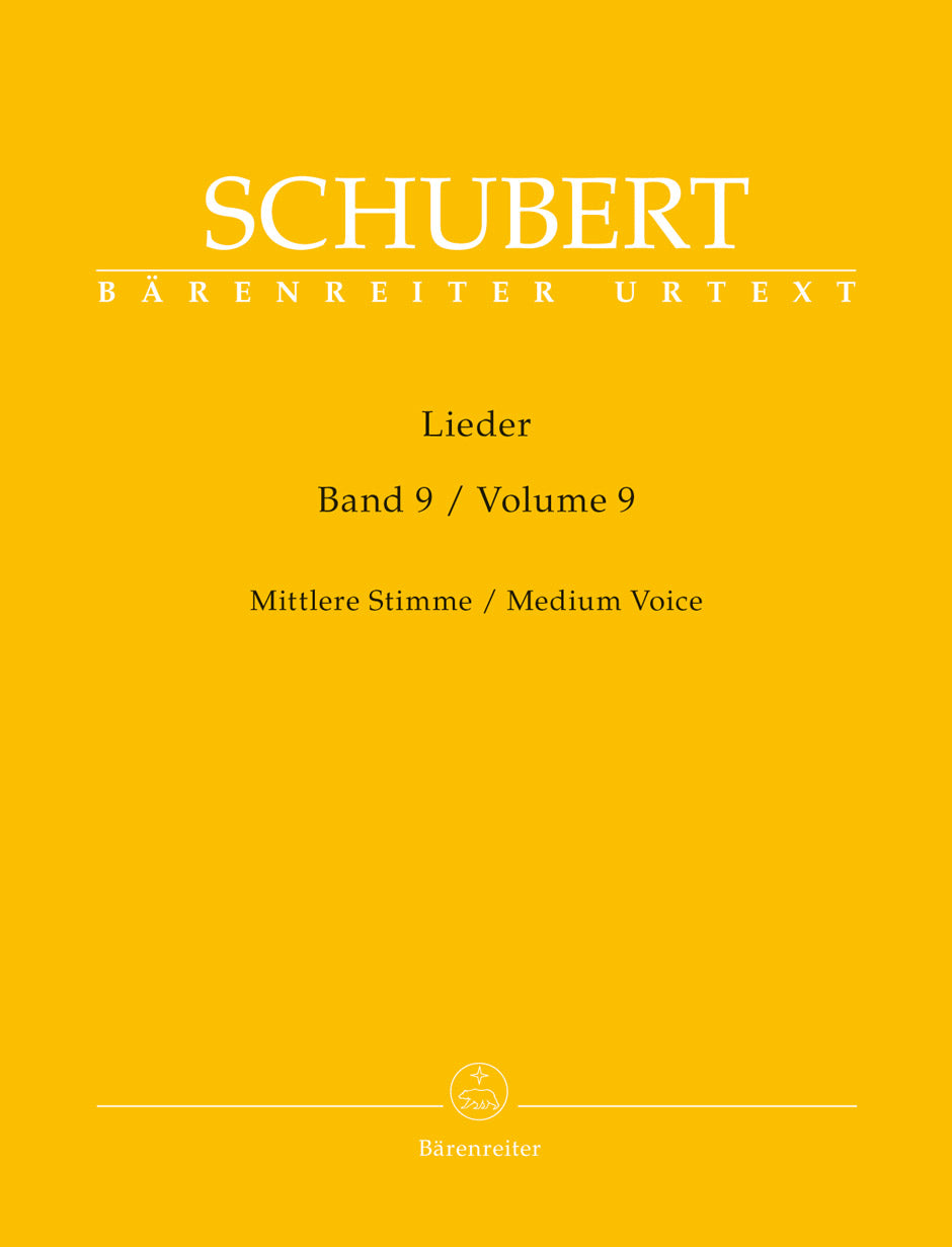 Schubert Lieder, Band 9 (Middle Voice)