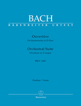 Bach Orchestral Suite (Overture) D major BWV 1069 Full Score