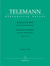 Telemann Concerto for Violin and Orchestra B minor TWV 51:h 2
