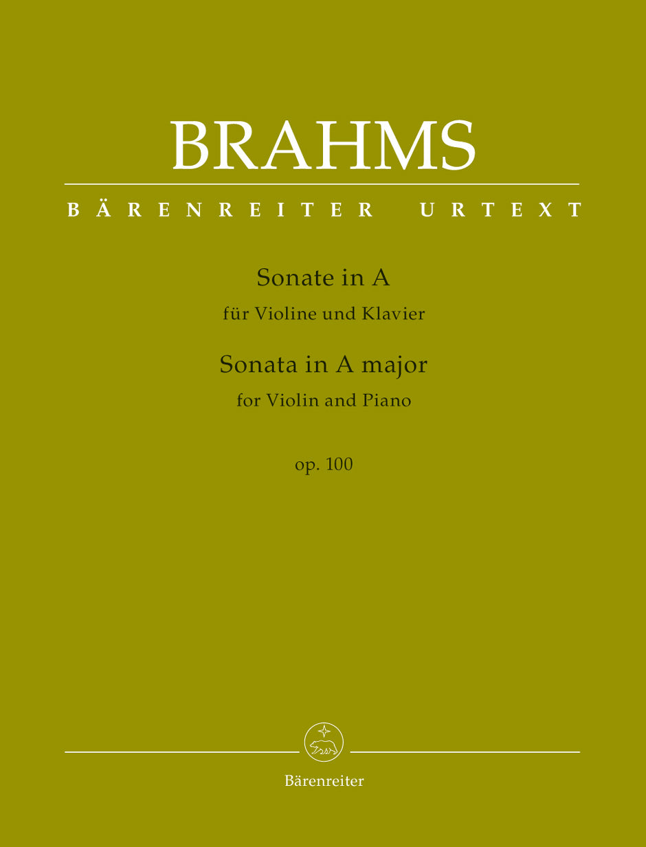 Brahms Sonata for Violin and Piano A major op. 100