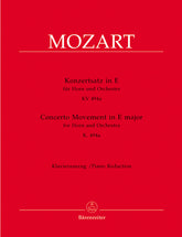 Mozart Concerto Movement in E major for Horn an Orchestra K 494a