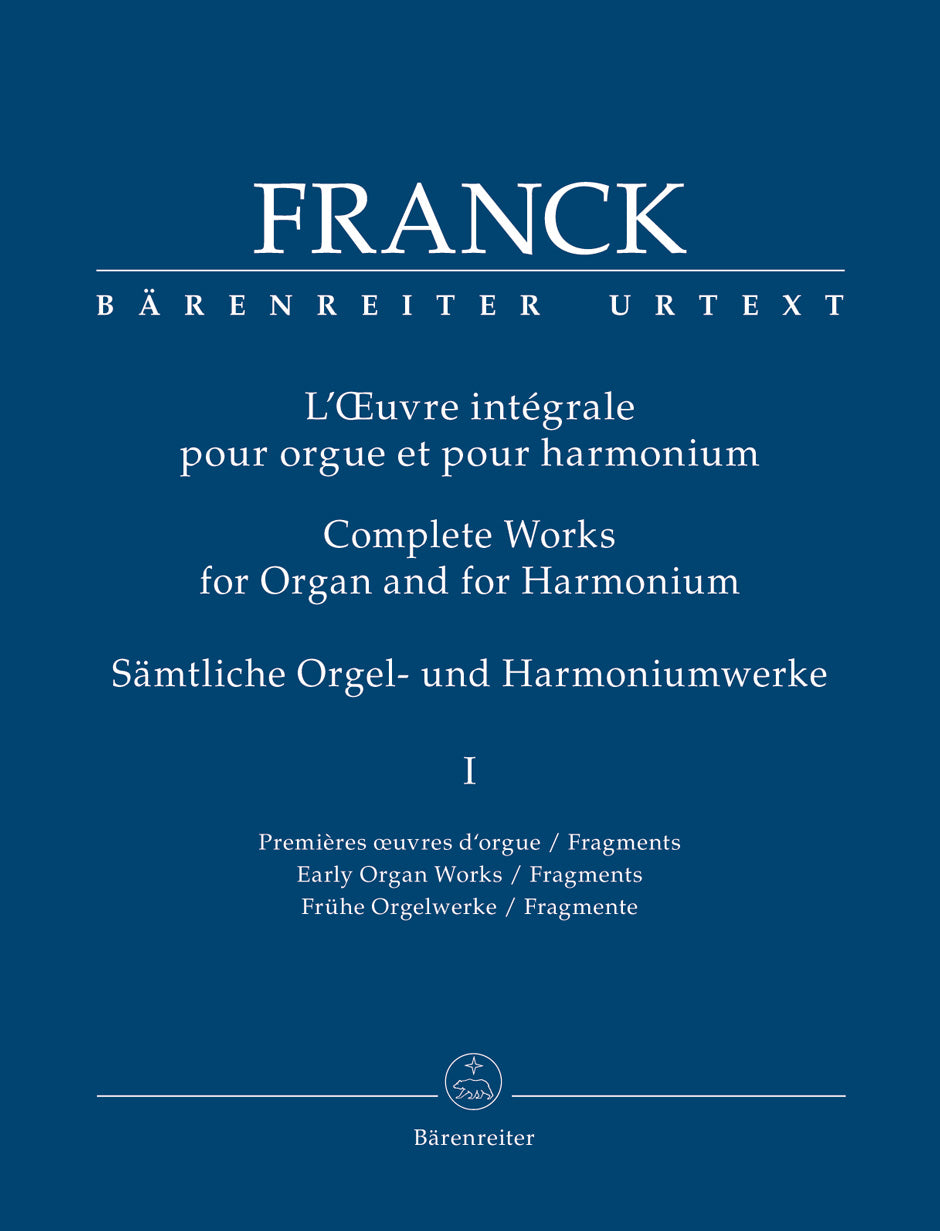 Franck Early Organ Works / Fragmente