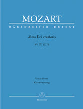 Mozart Alma Dei creatoris K. 277 (272a) -Offertorium de B.V. Maria-Mozart