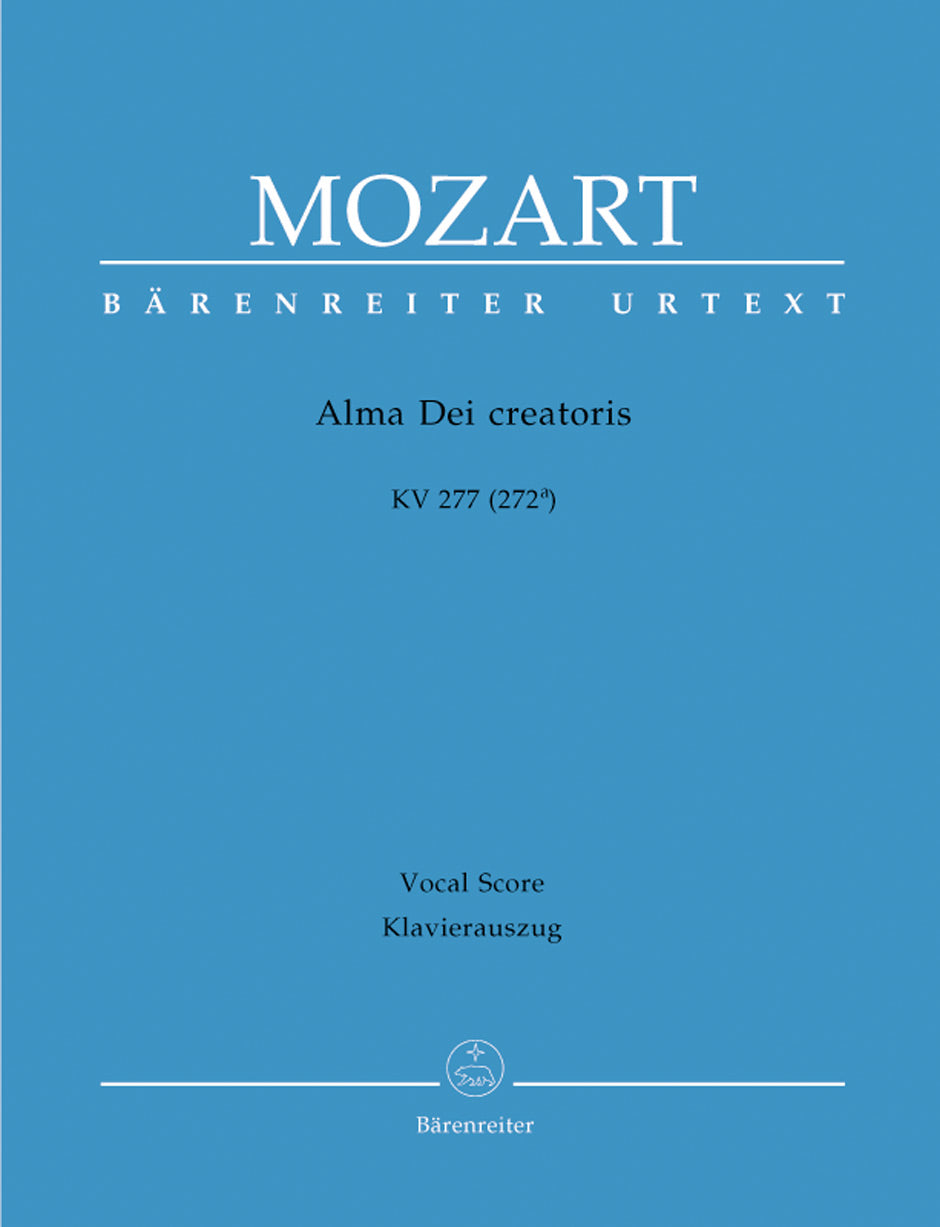 Mozart Alma Dei creatoris K. 277 (272a) -Offertorium de B.V. Maria-Mozart