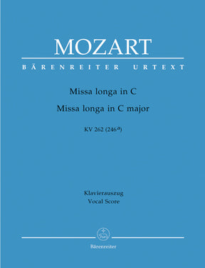 Mozart Missa longa C major K. 262 (246a)