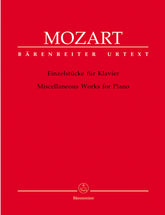 Mozart Einzelstucke fur Klavier (Miscellaneous Pieces)