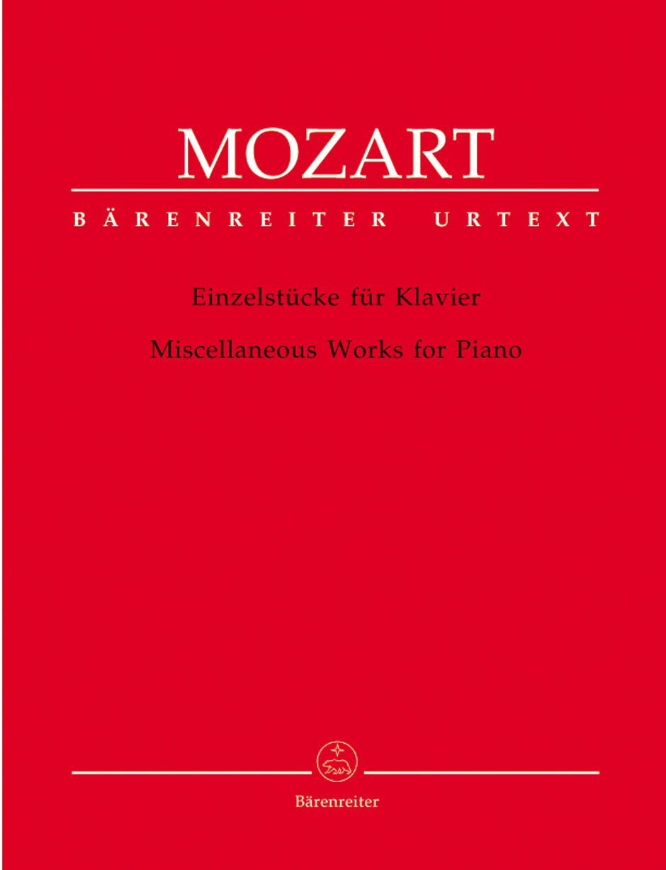 Mozart Einzelstucke fur Klavier (Miscellaneous Pieces)