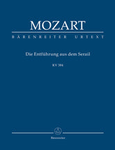 Mozart The Abduction from the Seraglio K. 384 -German singspiel in three acts- Study Score