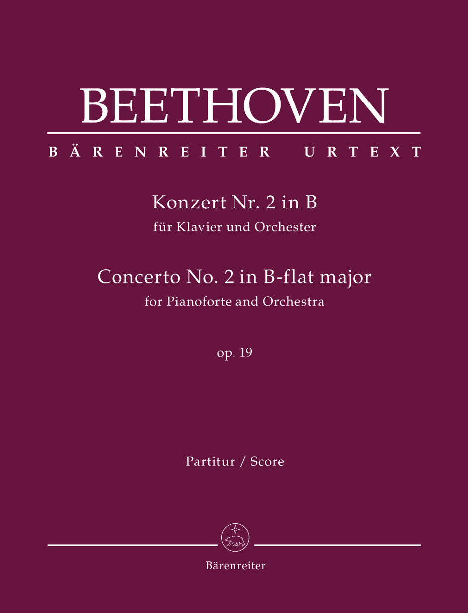 Beethoven Concerto for Pianoforte and Orchestra Nr. 2 B-flat major op. 19